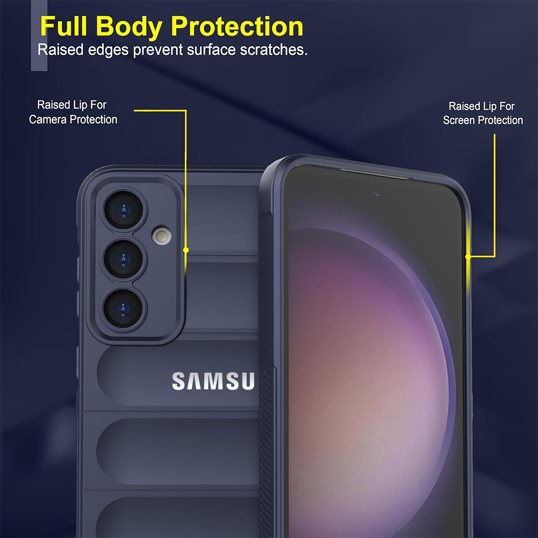 SAMSUNG GALAXY A55 5G SHOCKPROOF COQUE BUMPER BACK CASE WITH LOGO