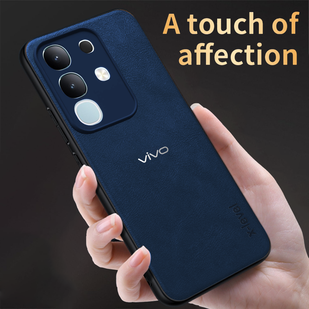 VIVO T4 X 5G VINTAGE PU LEATHER PROTECTIVE BACK CASE
