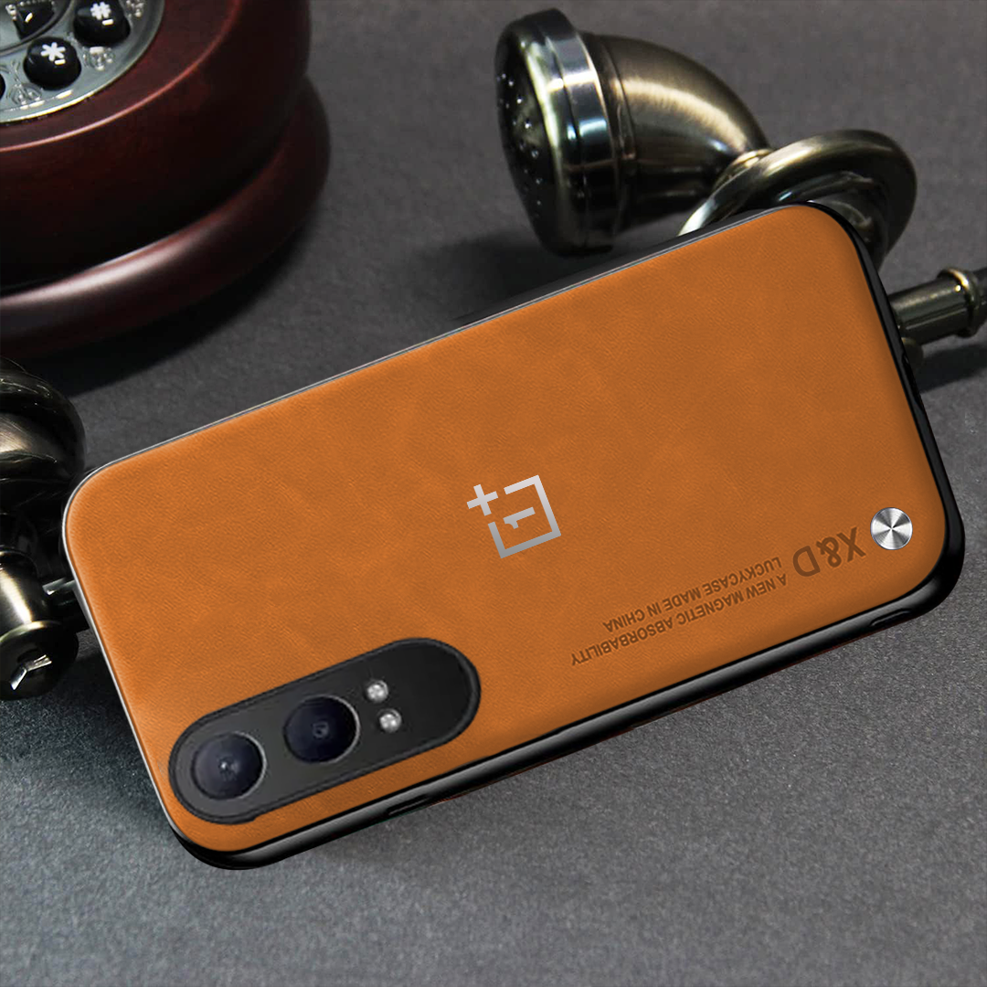 ONEPLUS NORD CE4 LITE 5G LUXURY SHOCKPROOF BUSINESS RETRO LEATHER TPU CASE COVER