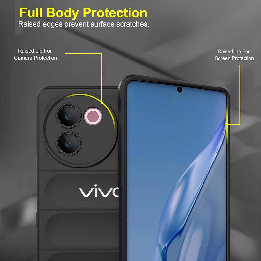 VIVO T3 PRO 5G SHOCKPROOF COQUE BUMPER BACK CASE WITH LOGO