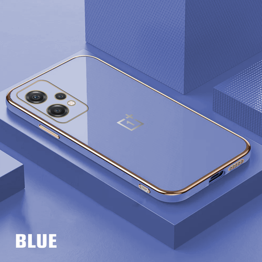 NORD CE 2 LITE ULTRA-SHINE GOLD ELECTROPLATED LUXURIOUS BACK CASE WITH CAMERA PROTECTION