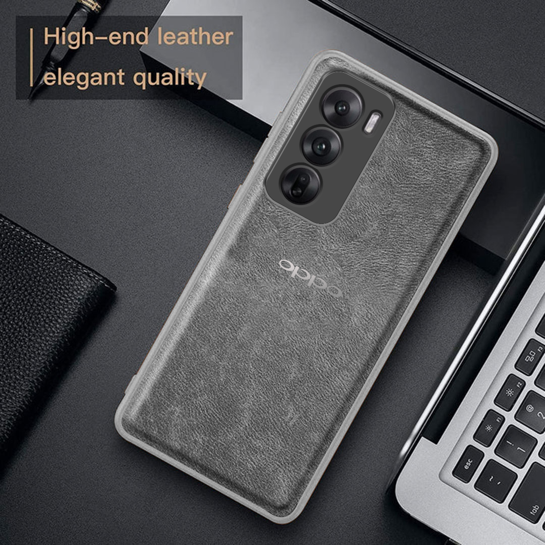 OPPO RENO 12 5G VINTAGE PU LEATHER PROTECTIVE BACK CASE