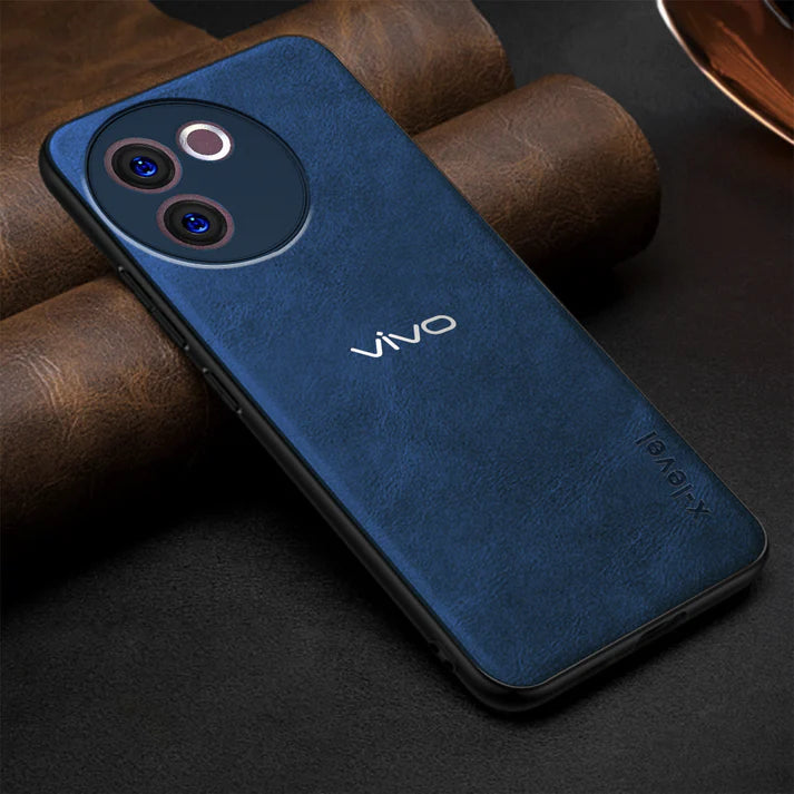 VIVO V30E 5G VINTAGE PU LEATHER PROTECTIVE BACK CASE