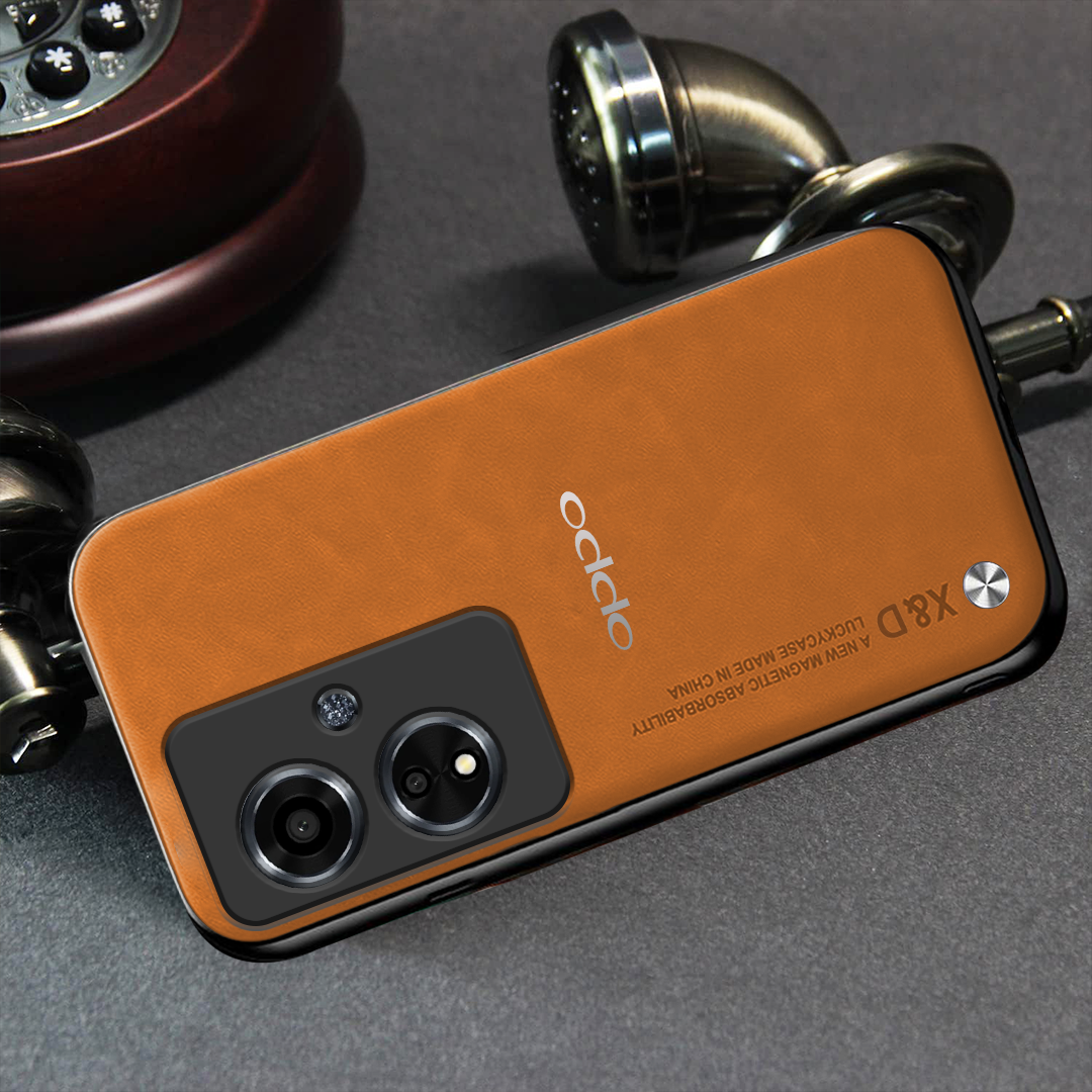 OPPO F25PRO 5G LUXURY SHOCKPROOF BUSINESS RETRO LEATHER TPU CASE COVER