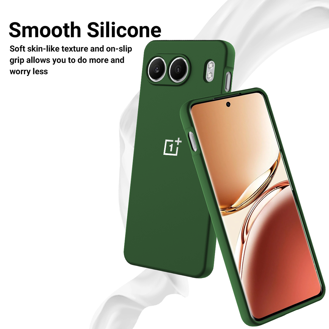ONE PLUS NORD 4 5G Liquid Silicone Velvet-Touch Silk Finish Protective Back Case