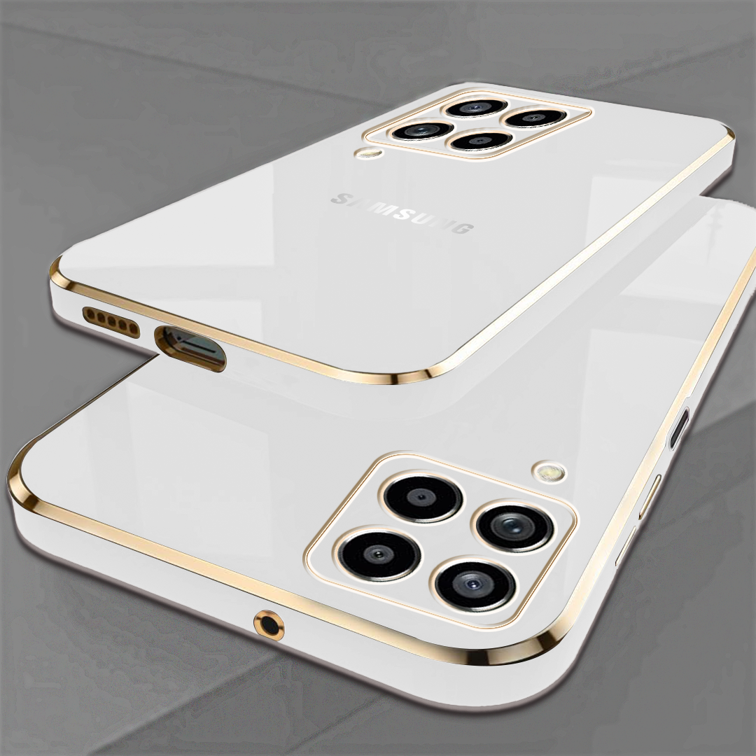 GALAXY M33 5G ULTRA-SHINE GOLD ELECTROPLATED LUXURIOUS BACK CASE WITH CAMERA PROTECTION