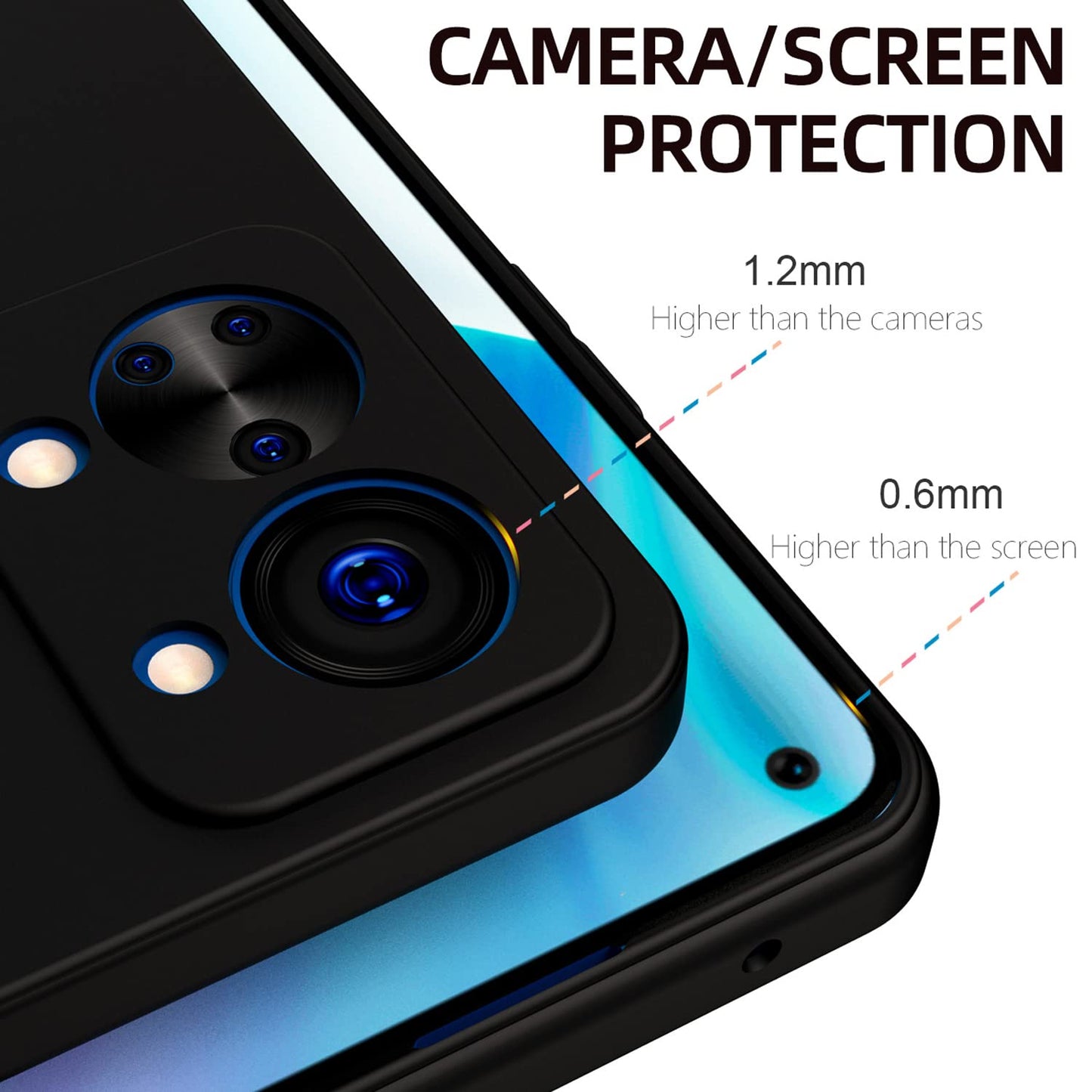 Oneplus Nord 2T Silicone Protective Case Back Cover