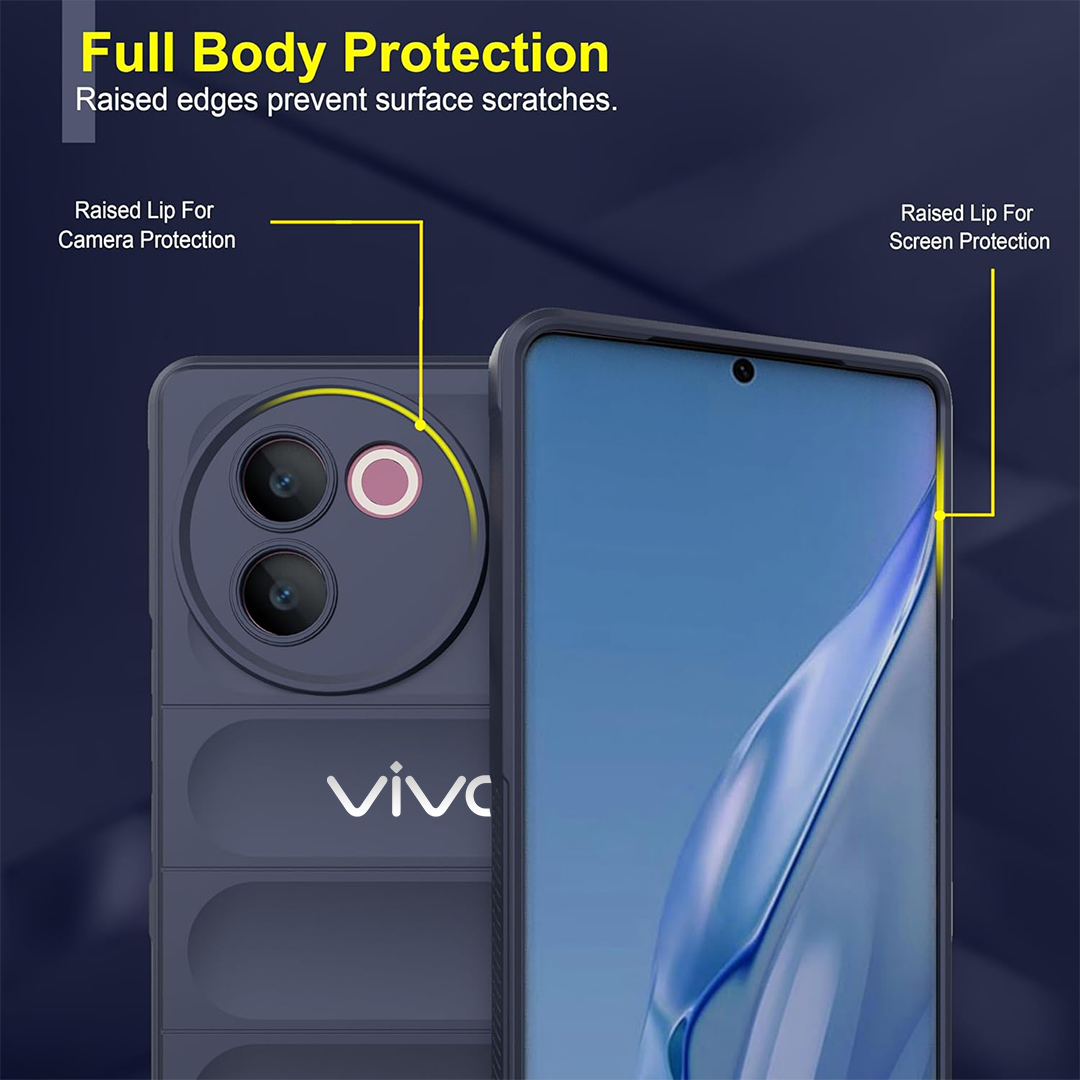 VIVO T3 PRO 5G SHOCKPROOF COQUE BUMPER BACK CASE WITH LOGO