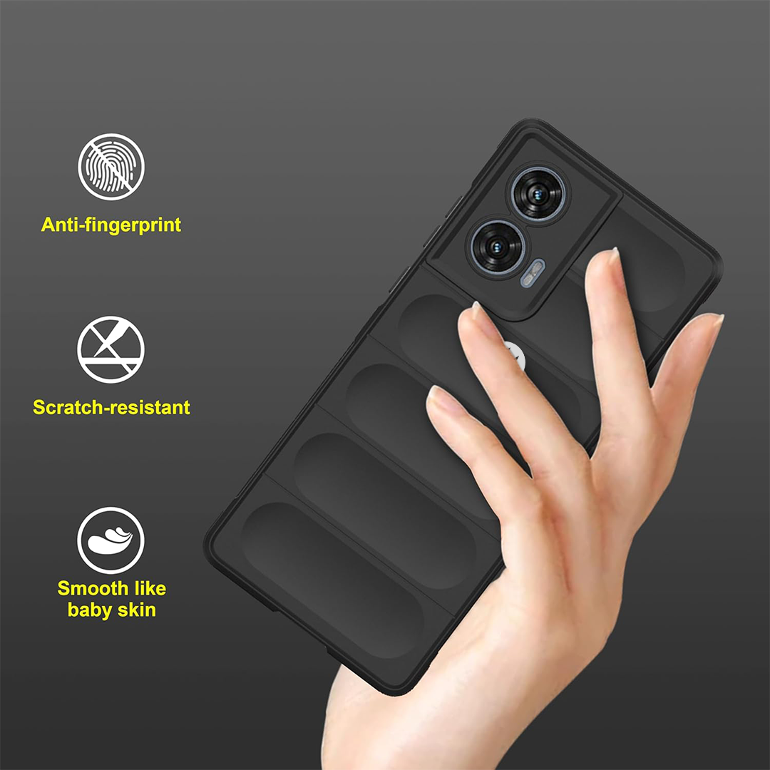 MOTOROLA EDGE 50 FUSION 5G SHOCKPROOF COQUE BUMPER BACK CASE WITH LOGO