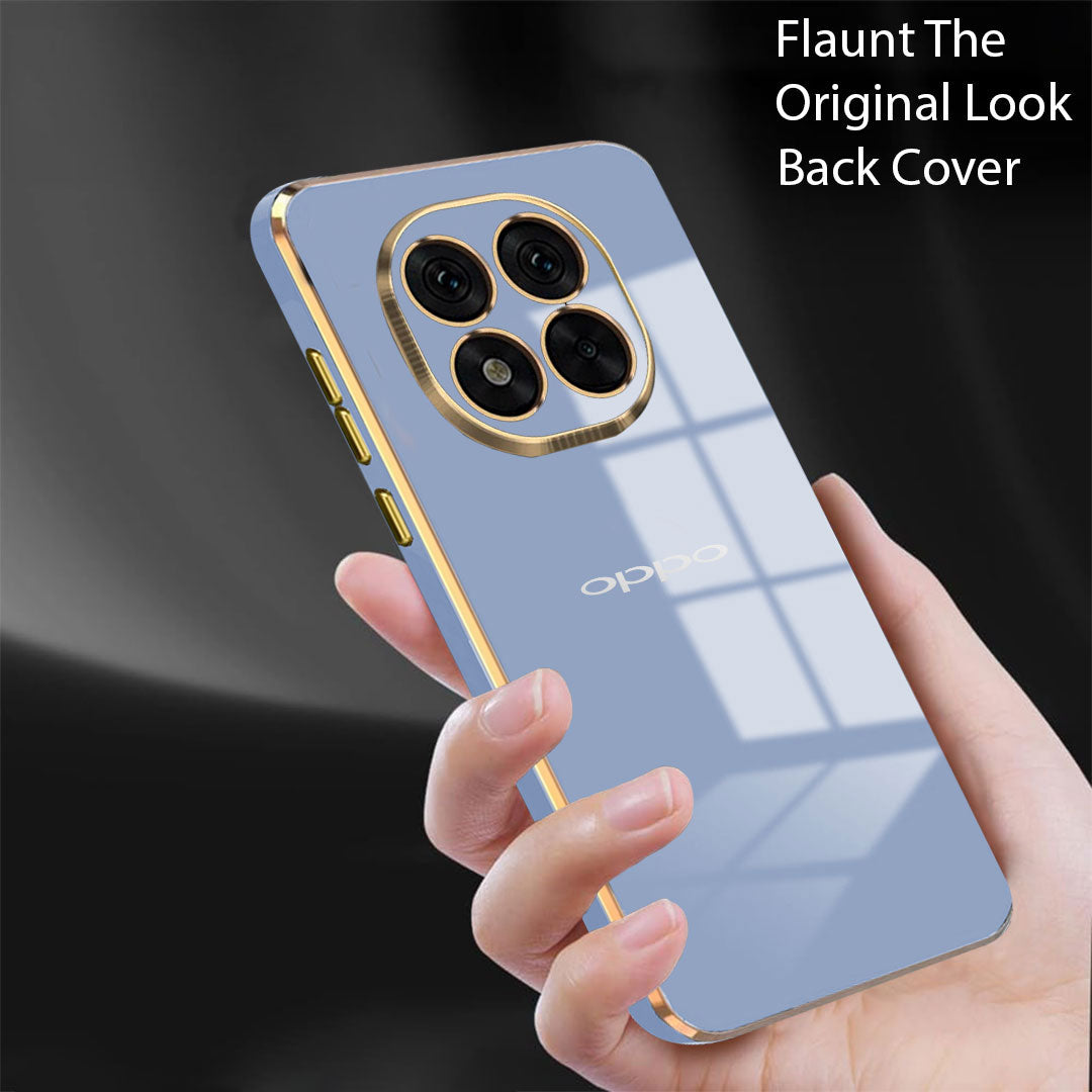 OPPO F29 5G ULTRA-SHINE GOLD ELECTROPLATED LUXURIOUS BACK CASE WITH CAMERA PROTECTION