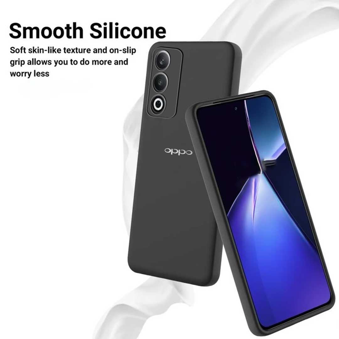 OPPO A3 PRO 5G Liquid Silicone Velvet-Touch Silk Finish Protective Back Case