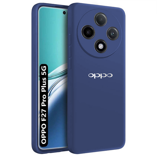 OPPO F27 PRO PLUS 5G Liquid Silicone Velvet-Touch Silk Finish Protective Back Case