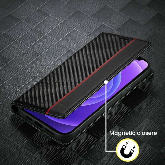 OnePlus 9 Retro PU Leather Card Slots Flip Stand Case With Magnetic Closure