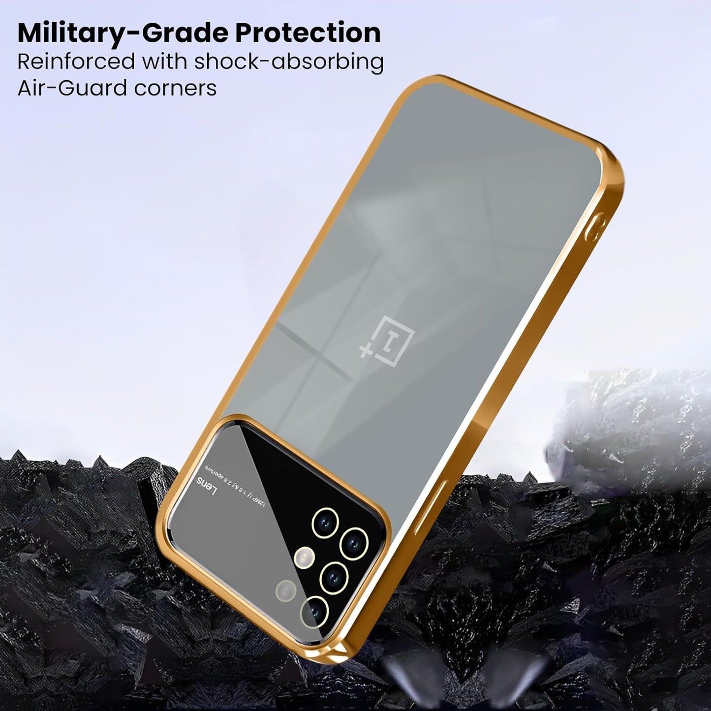 OnePlus 8T/9R 5G Ultra Thin Camera & Lens Guard Protection Soft Clear Back Case