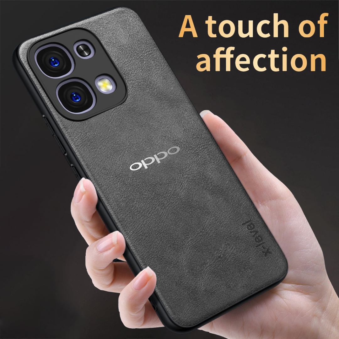 OPPO F31 5G PU LEATHER PROTECTIVE BACK CASE WITH CAMERA PROTECTION