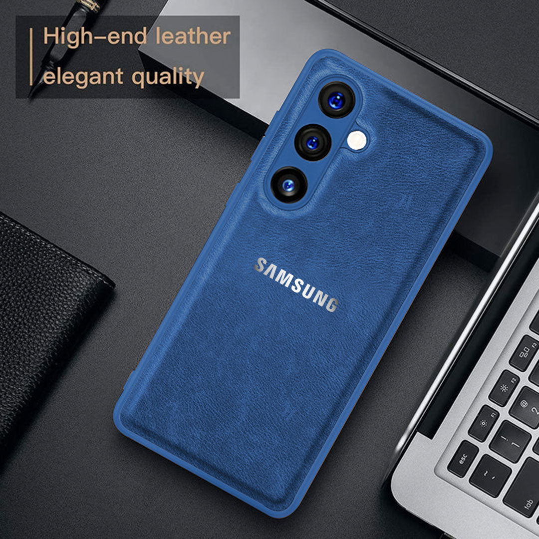 SAMSUNG GALAXY A55 5G VINTAGE PU LEATHER PROTECTIVE BACK CASE