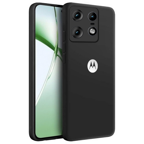 MOTOROLA EDGE 50 PRO 5G Liquid Silicone Velvet-Touch Silk Finish Protective Back Case