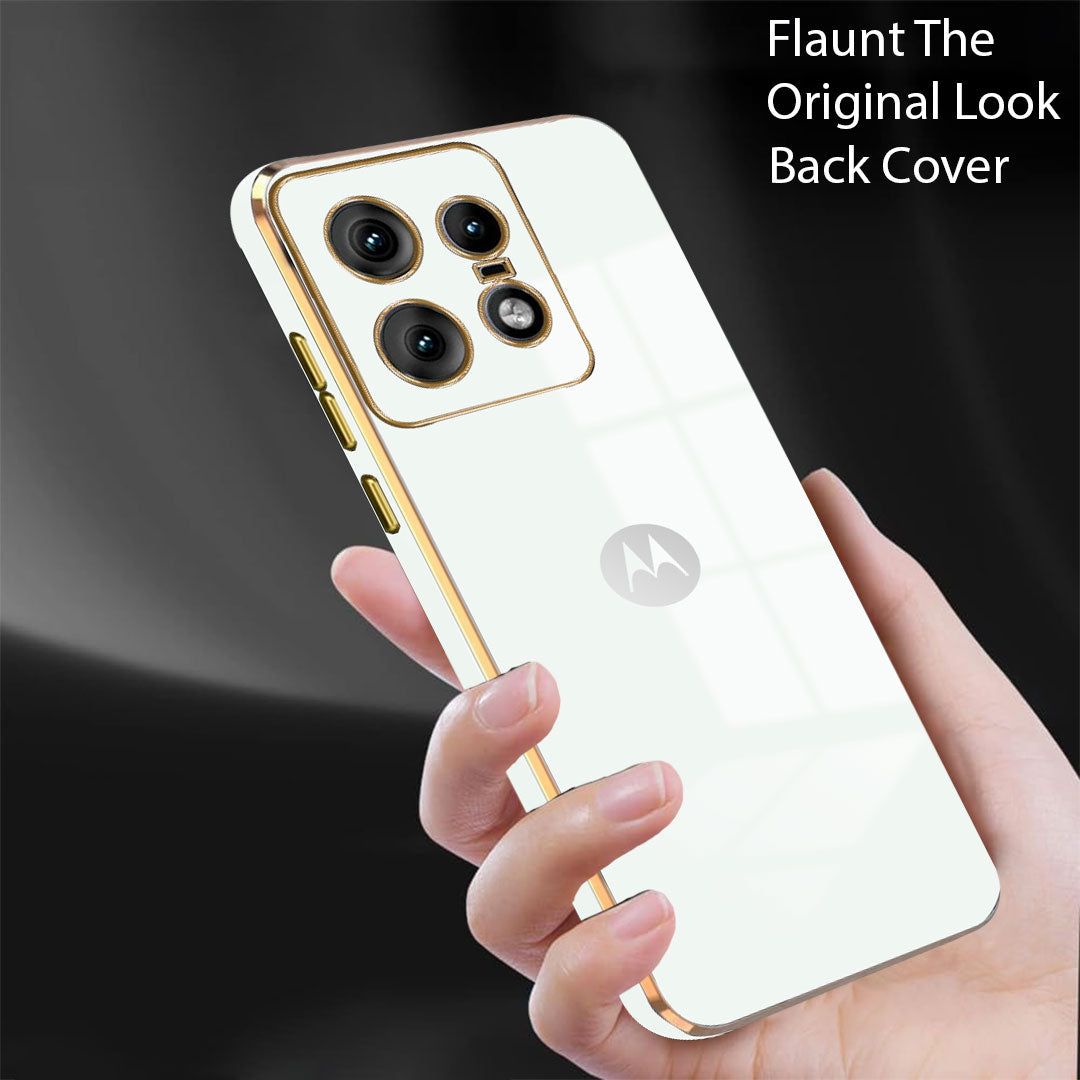 MOTOROLA EDGE 50 PRO 5G ULTRA-SHINE LUXURIOUS BACK CASE WITH CAMERA PROTECTION