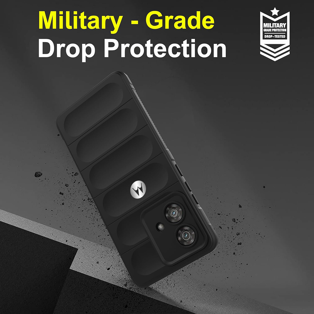 MOTOROLA EDGE 40 NEO 5G SHOCKPROOF COQUE BUMPER BACK CASE WITH LOGO