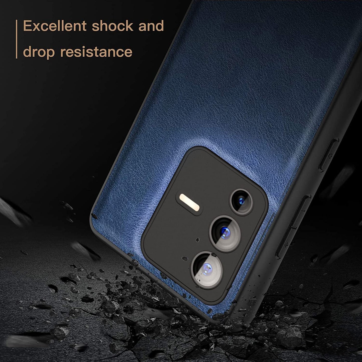 Vivo V25 5G VINTAGE PU LEATHER PROTECTIVE BACK CASE