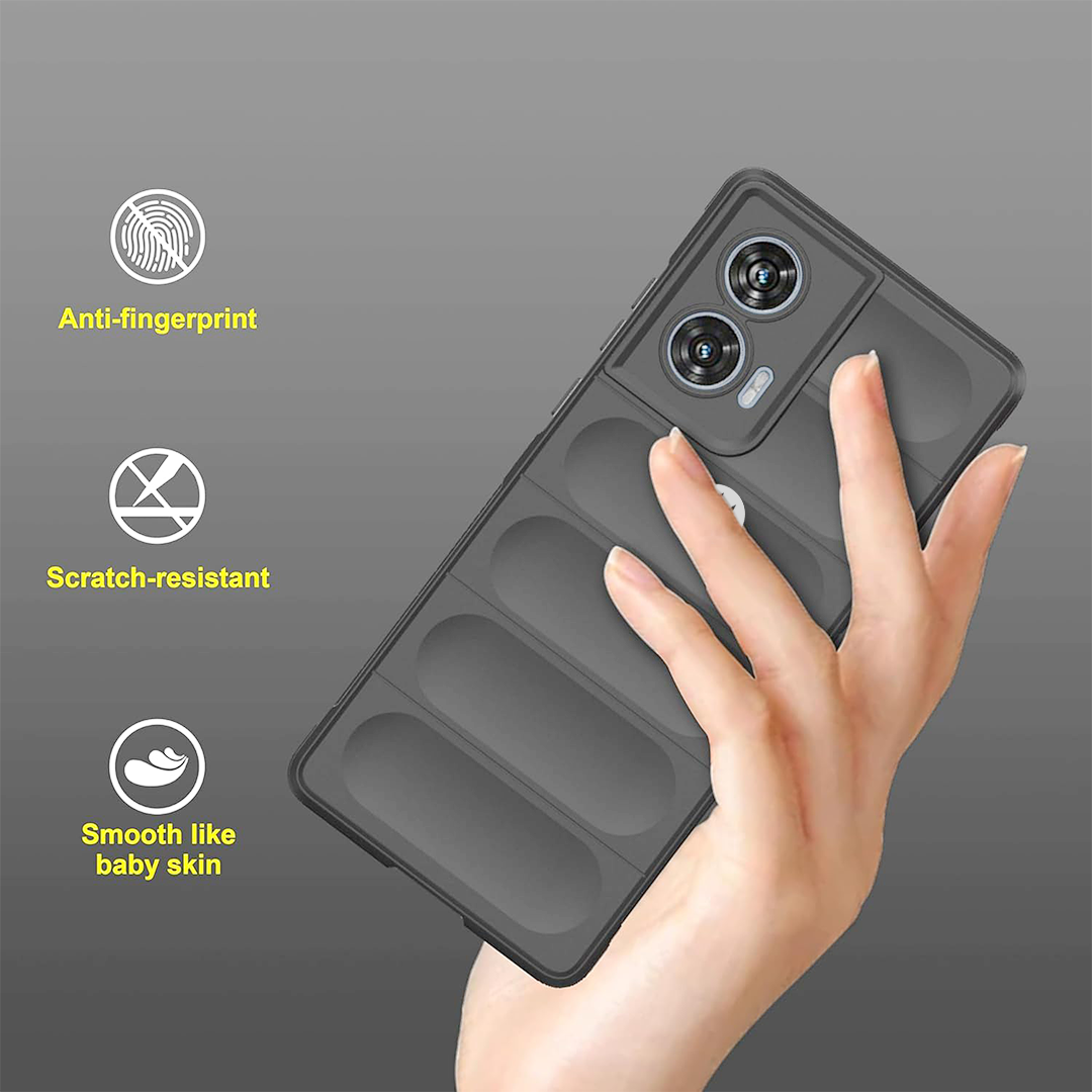 MOTOROLA EDGE 50 FUSION 5G SHOCKPROOF COQUE BUMPER BACK CASE WITH LOGO