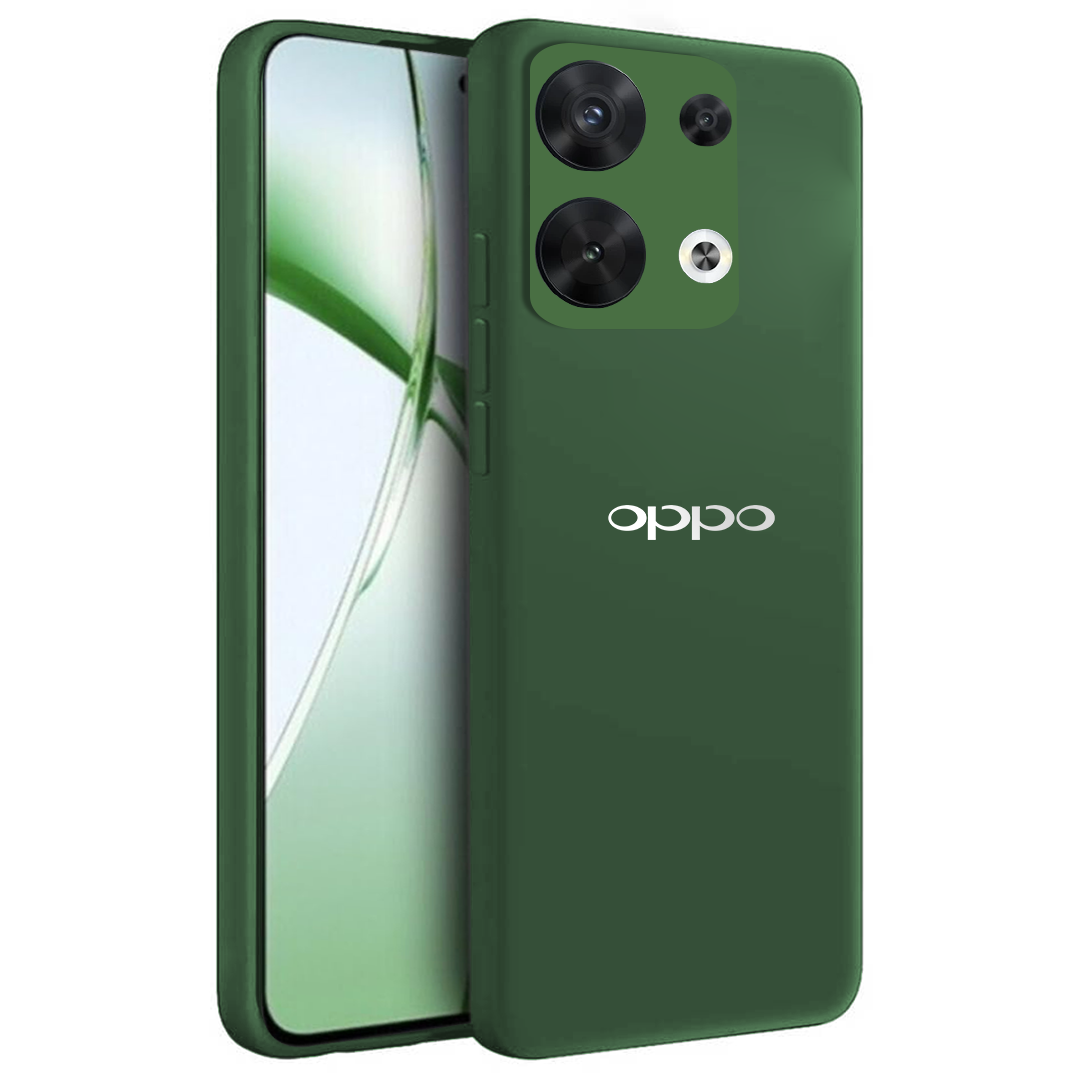 OPPO RENO 8 5G Liquid Silicone Velvet-Touch Silk Finish Protective Back Case