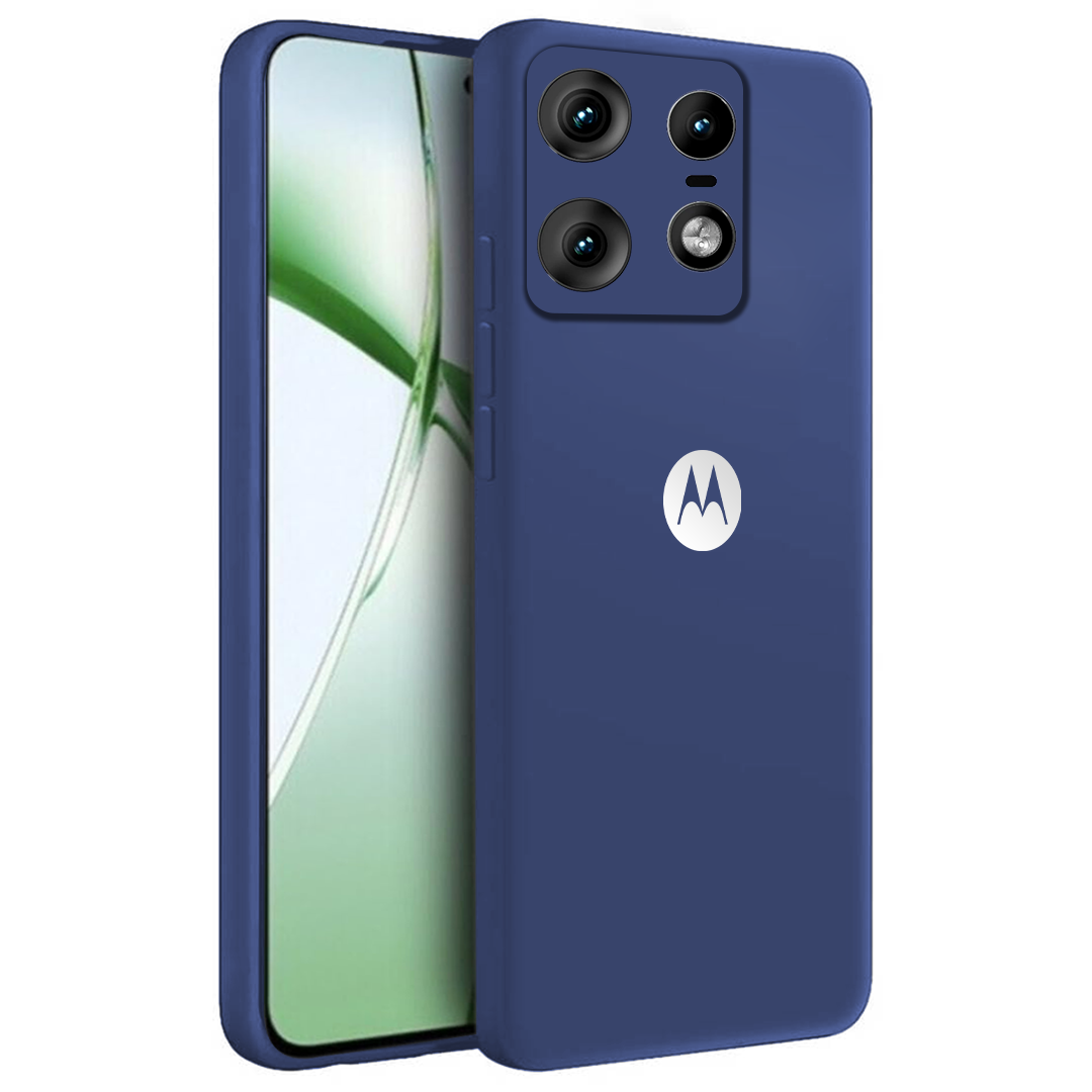 MOTOROLA EDGE 50 PRO 5G Liquid Silicone Velvet-Touch Silk Finish Protective Back Case