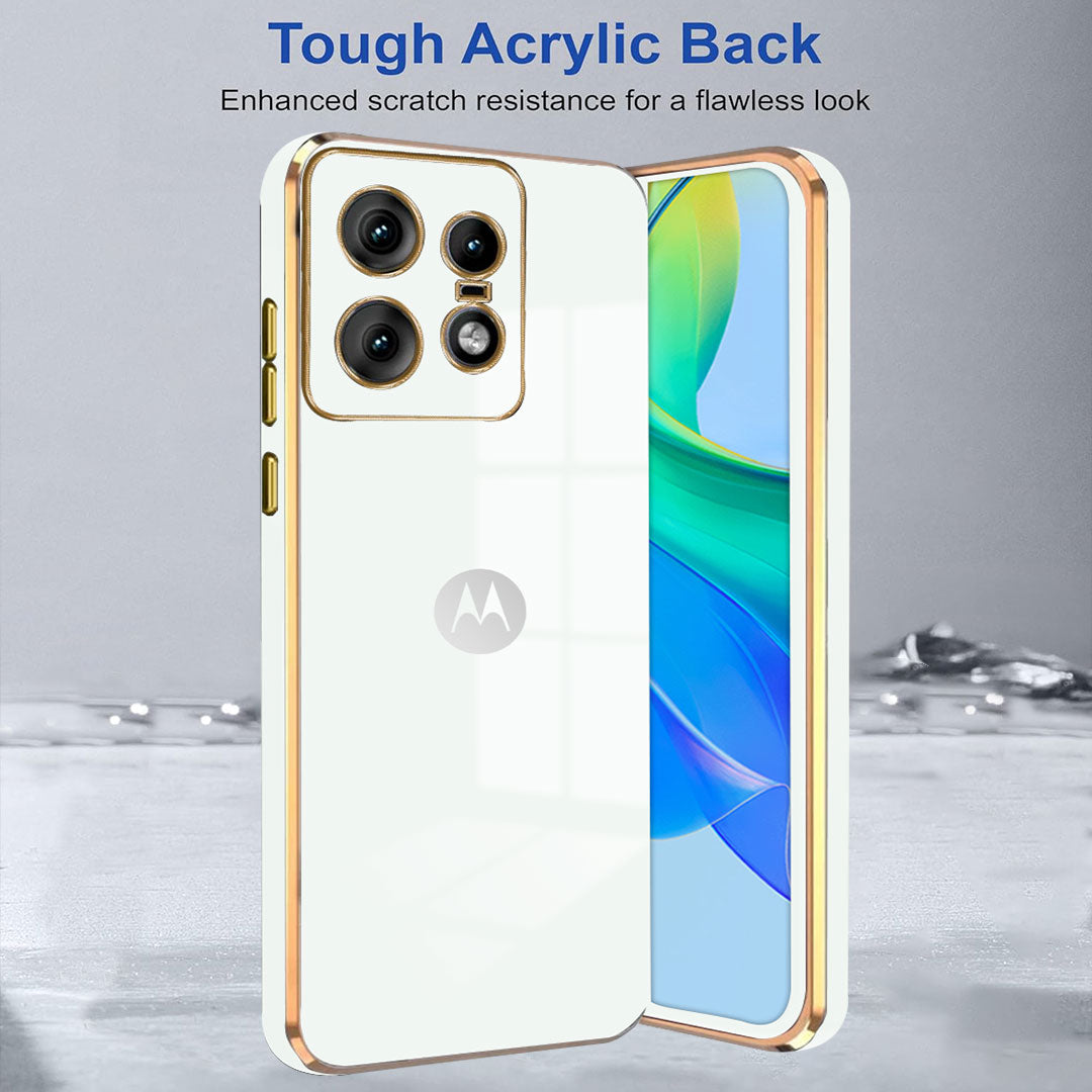 MOTOROLA EDGE 50 PRO 5G ULTRA-SHINE LUXURIOUS BACK CASE WITH CAMERA PROTECTION