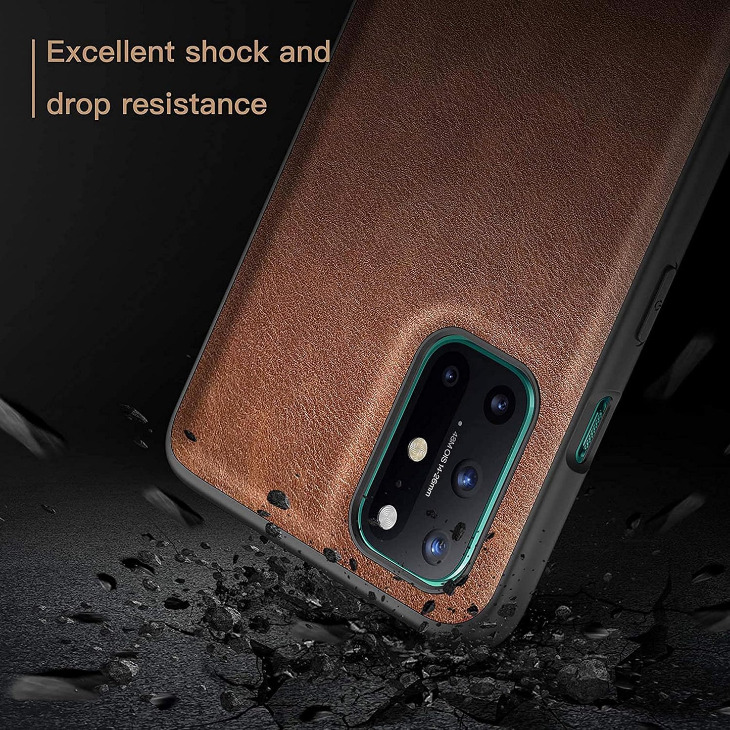 OnePlus 9R 5G VINTAGE PU LEATHER PROTECTIVE BACK CASE