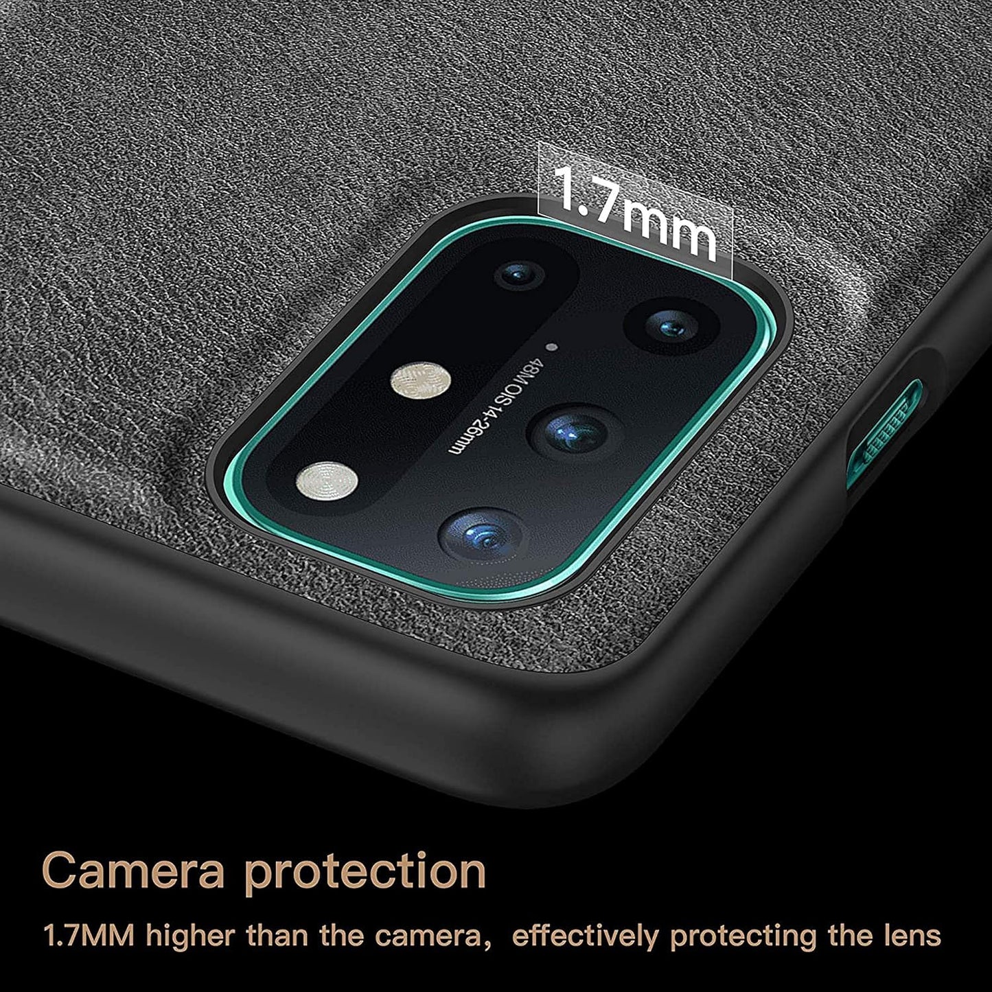 OnePlus 9R 5G VINTAGE PU LEATHER PROTECTIVE BACK CASE