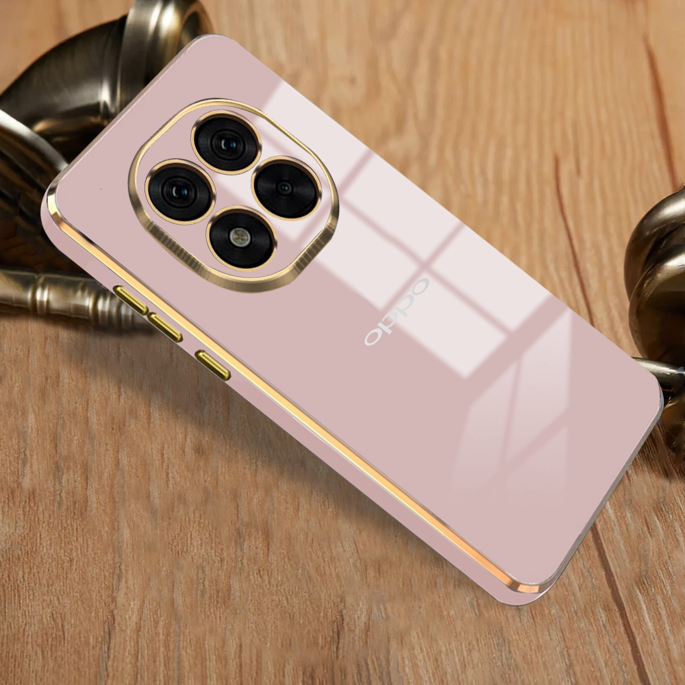 OPPO F29 PRO 5G ULTRA-SHINE GOLD ELECTROPLATED LUXURIOUS BACK CASE WITH CAMERA PROTECTION