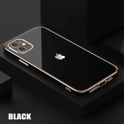 iPHONE 11 ULTRA-SHINE GOLD ELECTROPLATED LUXURIOUS BACK CASE WITH CAMERA PROTECTION