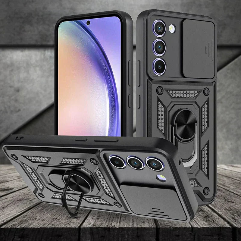 Galaxy S23 5g Armor Military-grade Case With Sliding Camera Cover & 360 Kickstand