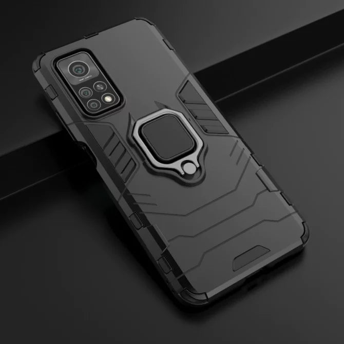 Xiaomi Mi 10T Armour Iron Man Case With Kickstand