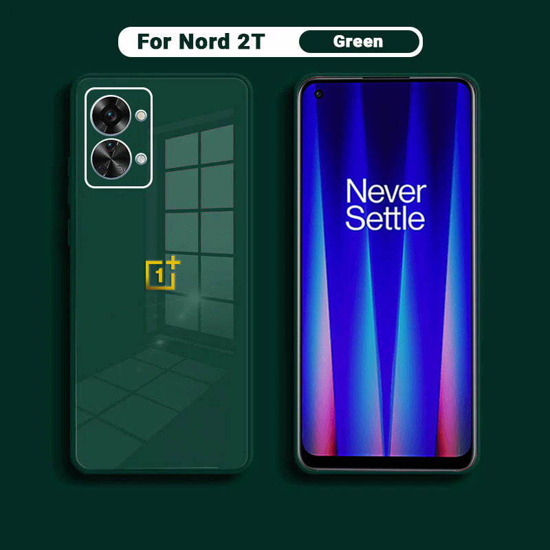 Oneplus Nord 2T 5G Ultra-Shine Luxurious Glass Back Case With Camera Protection