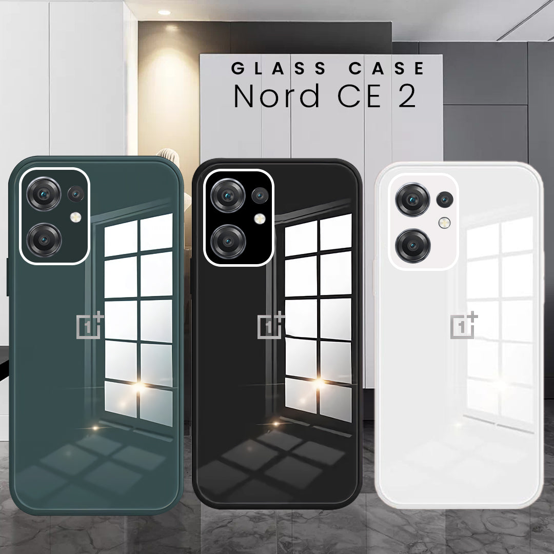 OnePlus Nord CE 2 5G Ultra-Shine Luxurious Glass Case With Camera Protection
