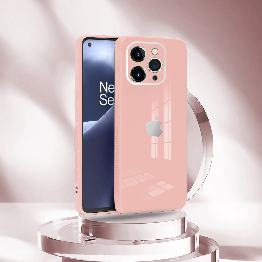 iPhone 14 Pro Ultra-Shine Luxurious Glass Case With Camera Protection