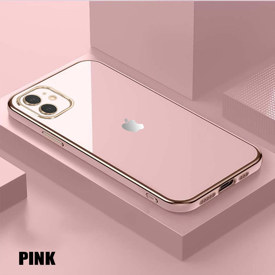 iPHONE 11 ULTRA-SHINE GOLD ELECTROPLATED LUXURIOUS BACK CASE WITH CAMERA PROTECTION