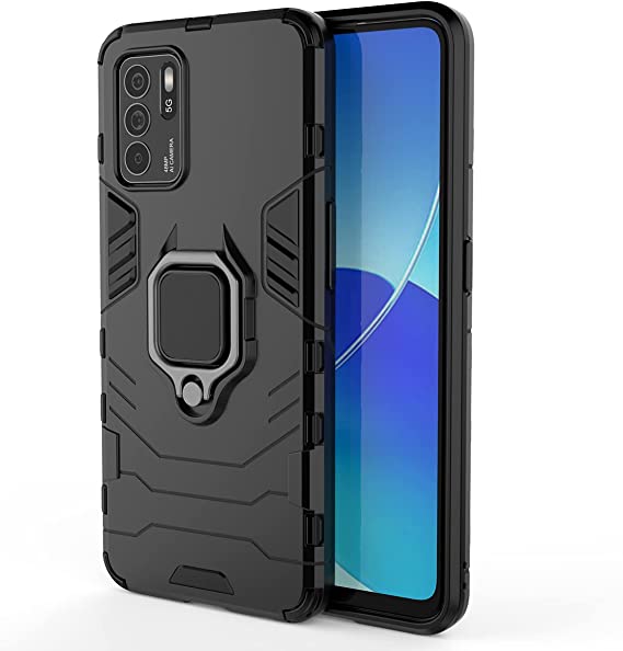 Black Panther Metal Bracket Shockproof Protective Back Case