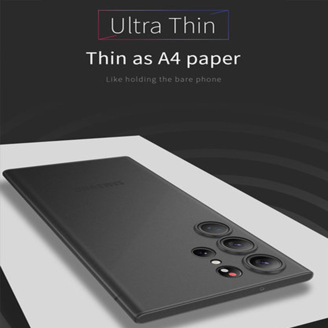 Galaxy S22 ULTRA Paper-Thin Feather Series Matte Finish Ultra-Light Back Cover