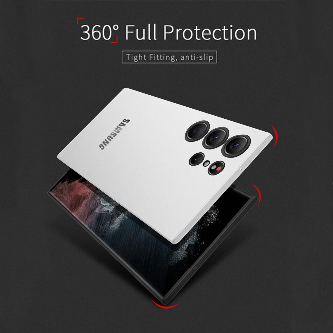 Galaxy S22 ULTRA Paper-Thin Feather Series Matte Finish Ultra-Light Back Cover