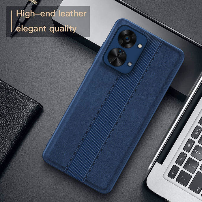 OnePlus Nord 2T 5G VINTAGE LEATHER BACK STITCHED PROTECTIVE BACK CASE