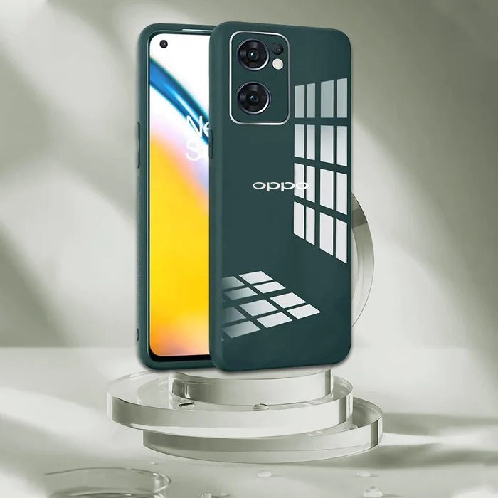 Reno 7 Ultra-Shine Luxurious Glass Case With Camera Protection