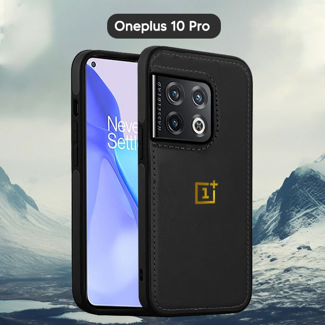 Luxurious Leather Stitched Protective Back Case For OnePlus Series