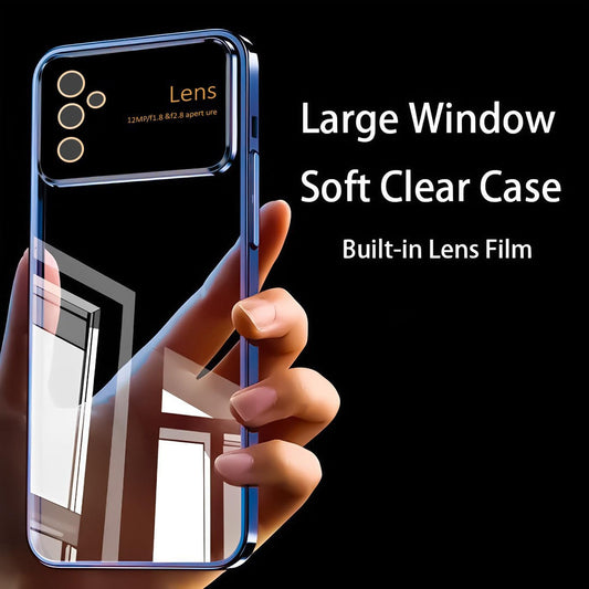 Galaxy A34 & A54 5G Ultra Thin Camera & Lens Guard Protection Soft Clear Back Case
