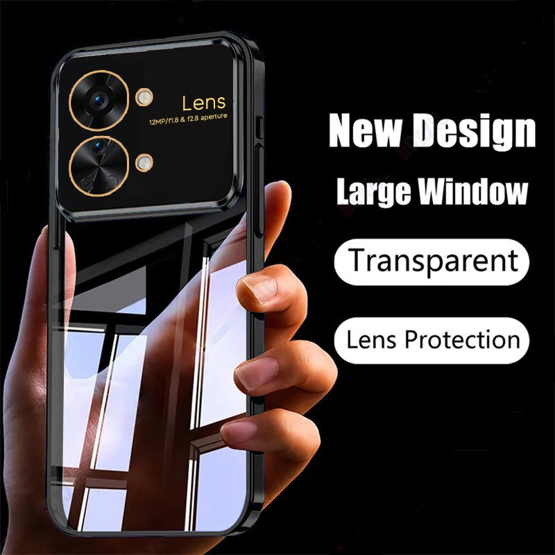 OnePlus Nord 2T 5G Ultra Thin Camera & Lens Guard Protection Soft Clear Back Case