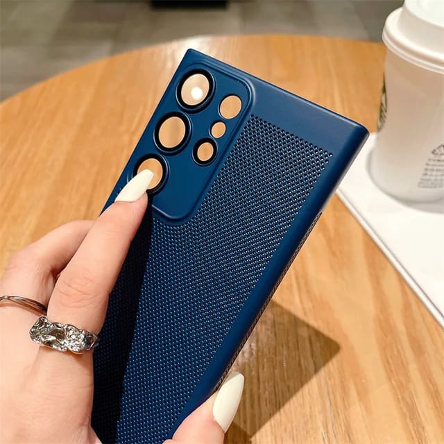 Galaxy A34 5G Lens Protection Heat Dissipation Hard PC Net Phone Case