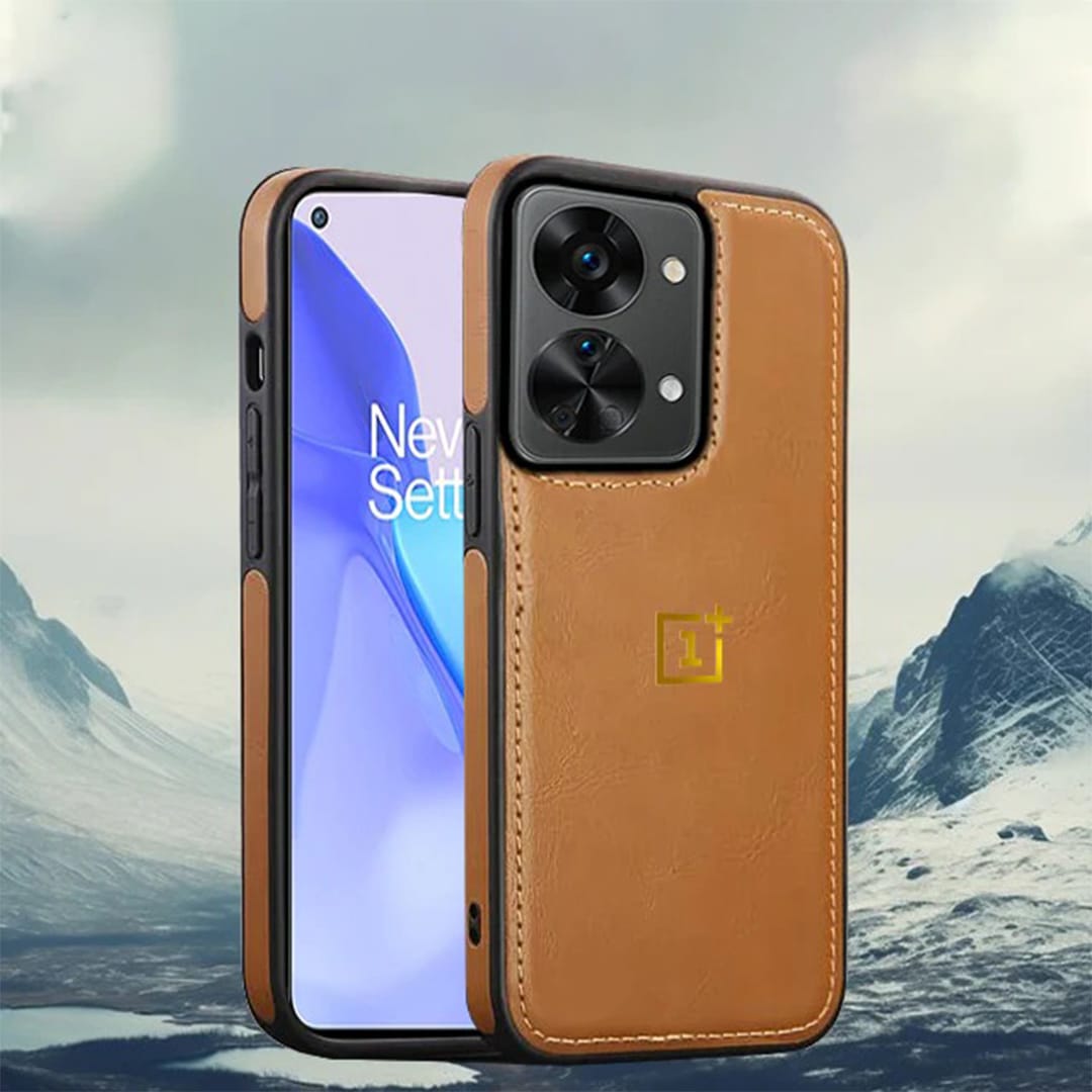 Luxurious Leather Stitched Protective Back Case For OnePlus Series