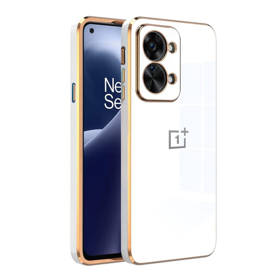 ONEPLUS NORD 2T 5G ULTRA-SHINE GOLD ELECTROPLATED LUXURIOUS BACK CASE WITH CAMERA PROTECTION
