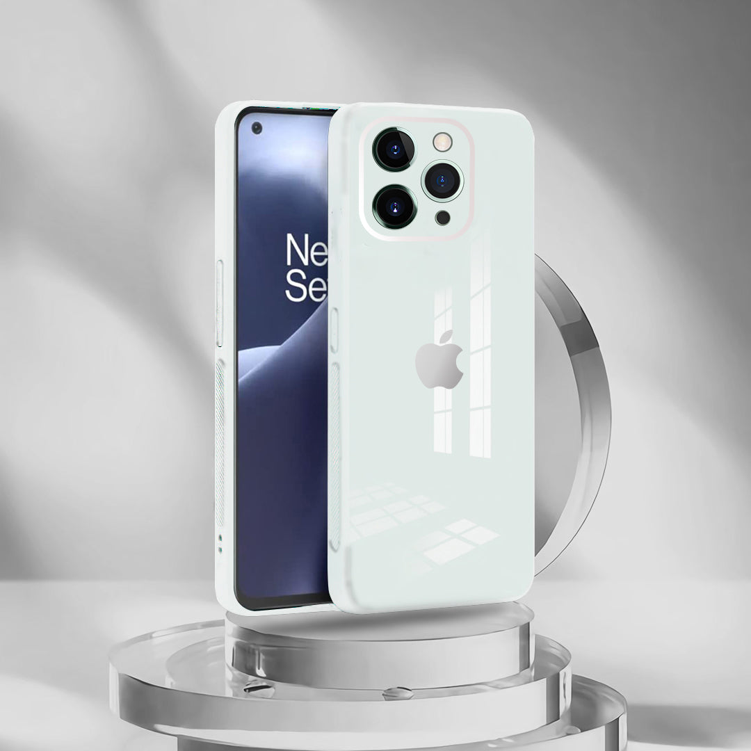 iPhone 14 Pro Ultra-Shine Luxurious Glass Case With Camera Protection
